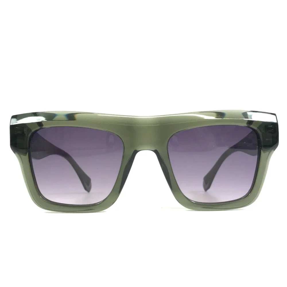 Gigi Studios Sunglasses FRANCESCA 6792/7 Clear Green with Purple Gradient Lenses